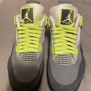 neon 95 jordan 4s size 11.5 men’s( no box)
